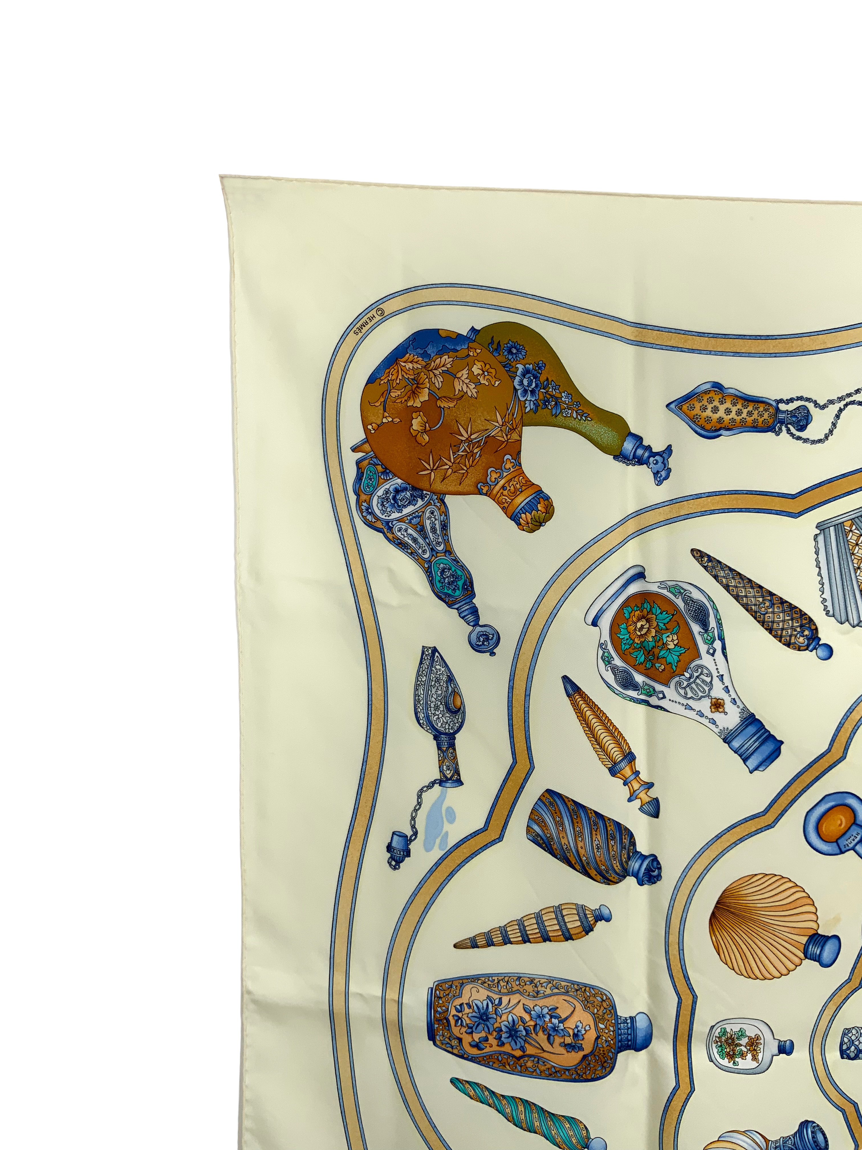 Hermes Qu' Importe Le Flacon Silk Scarf 90