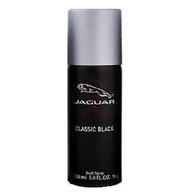 Jaguar Classic Black Body Spray Deodorant for Men 150 ml