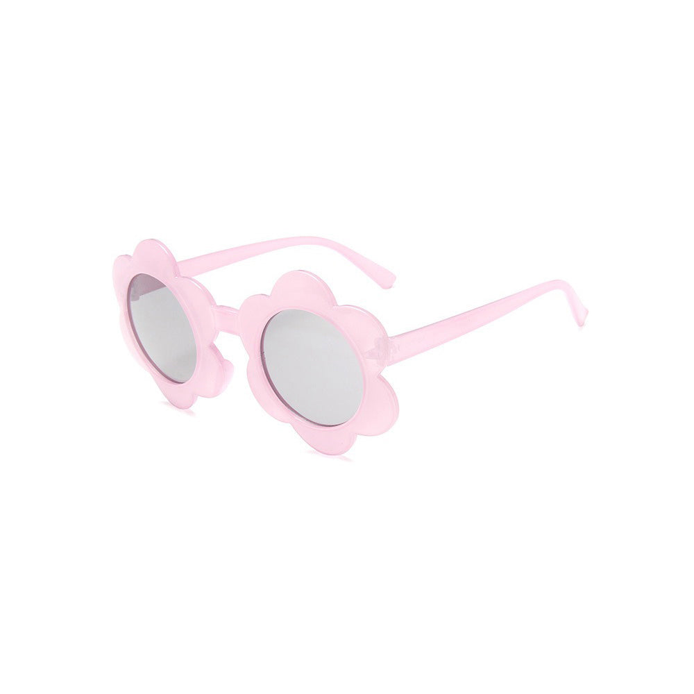 June Translucent Flower Sunglasses — Blush