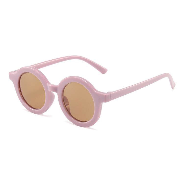 Lilac Round Sunglasses