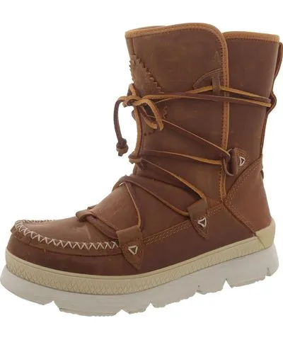 Manitobah WP PACIFIC Womens Leather Lace up Winter & Snow Boots