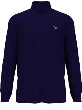 Mens Solid Sun 1/4 Zip Pullover