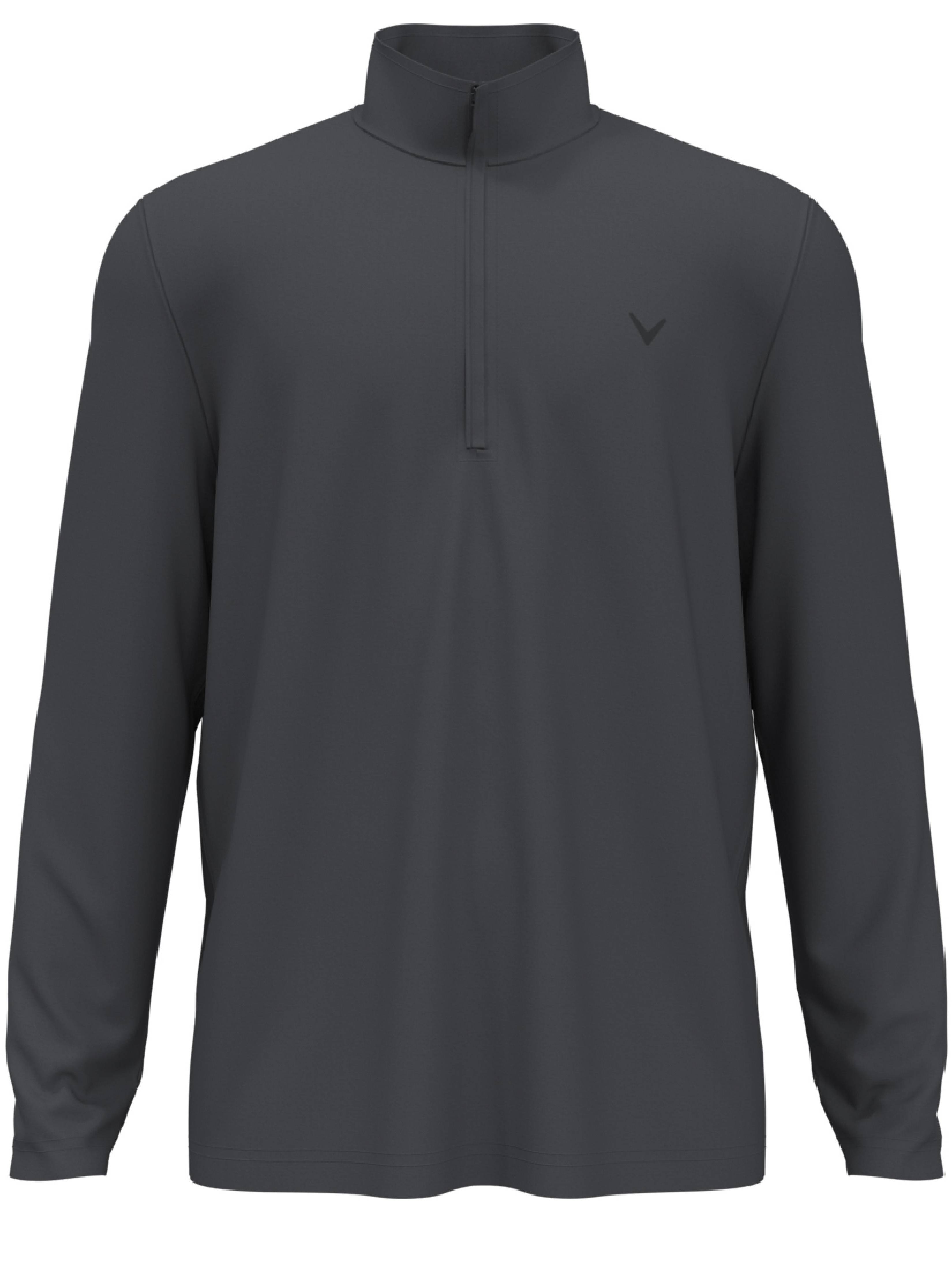 Mens Solid Sun 1/4 Zip Pullover