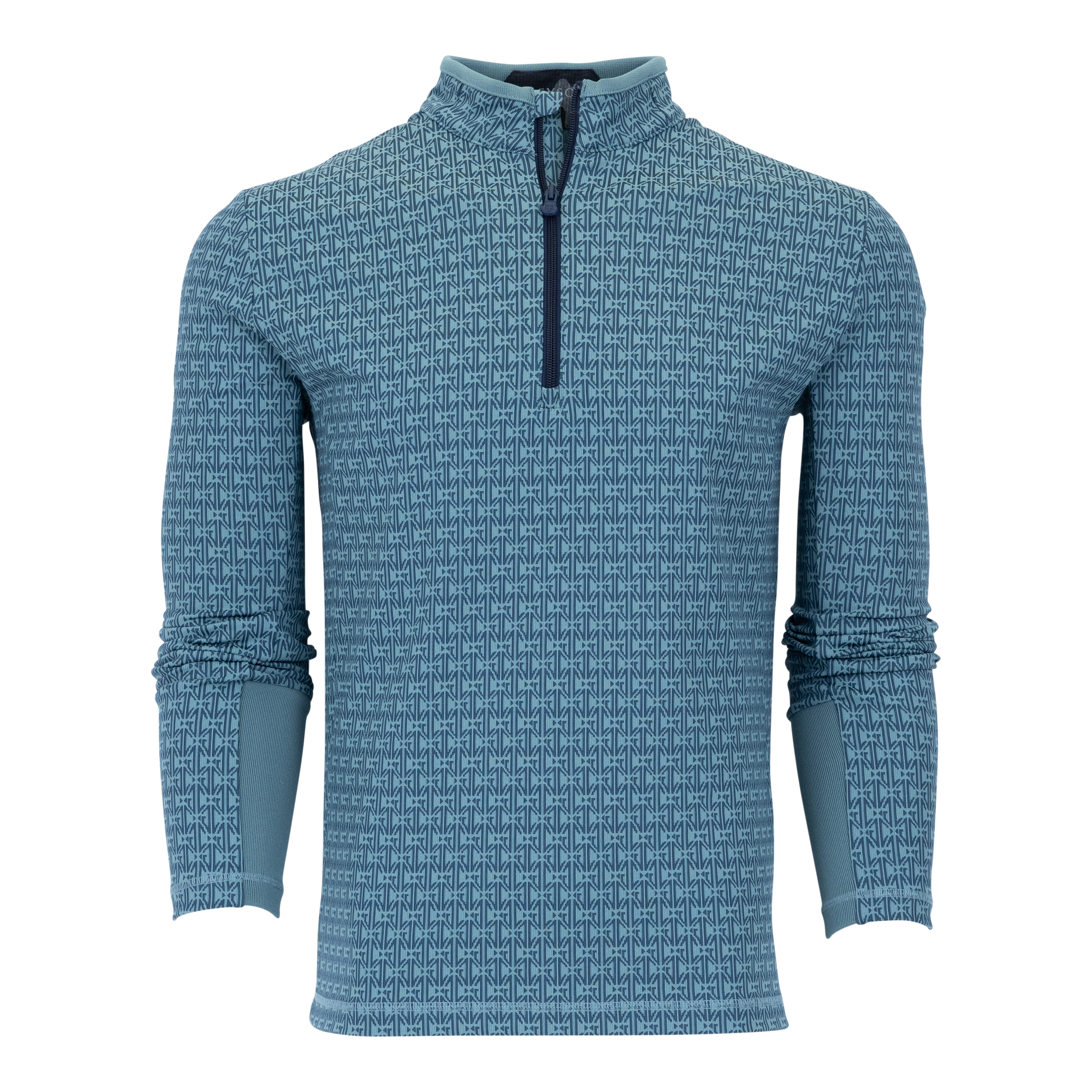 Monogram Jacquard Quarter-Zip