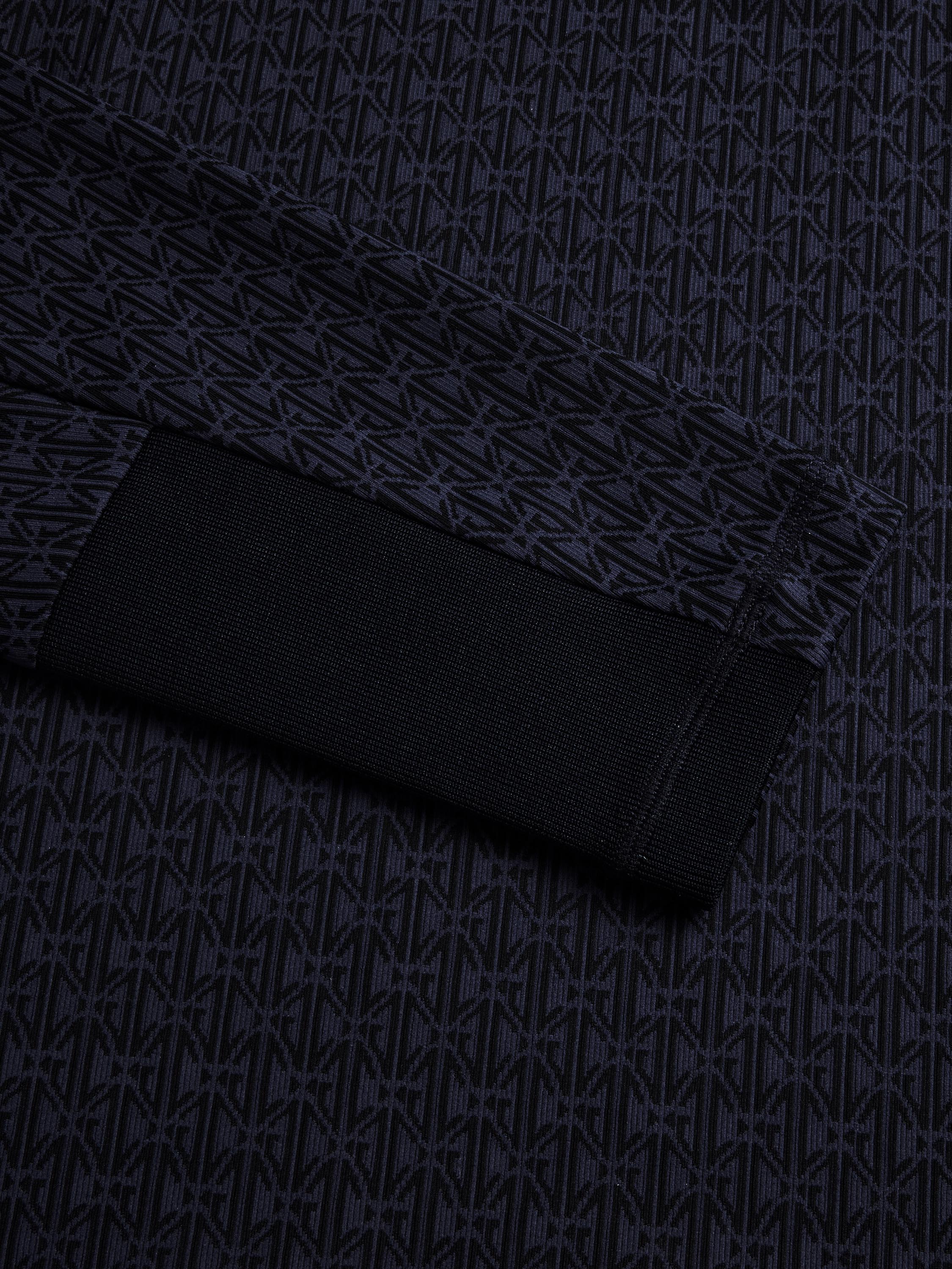 Monogram Jacquard Quarter-Zip