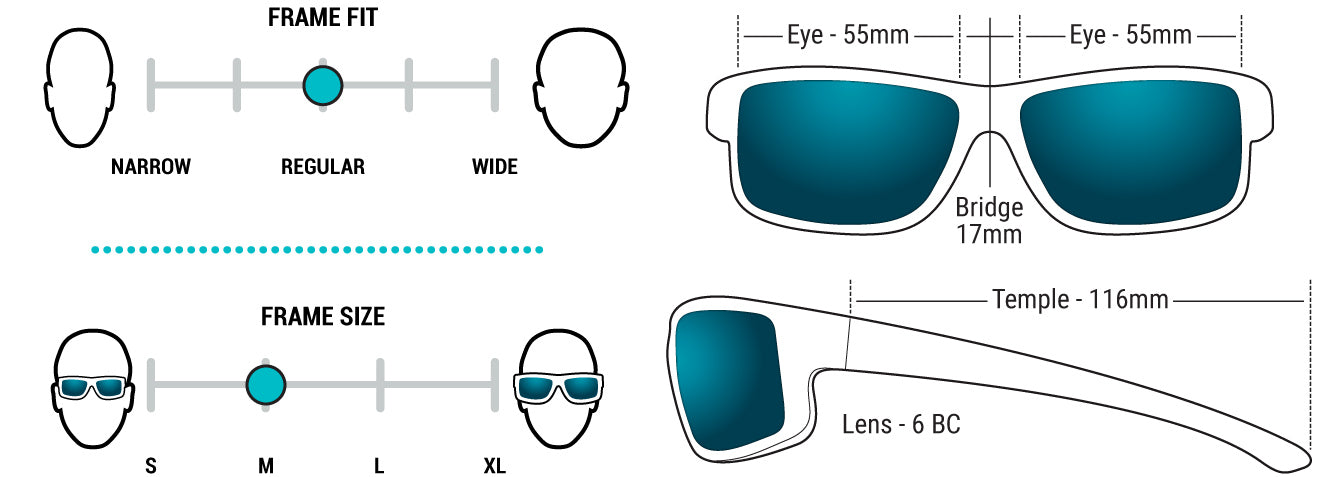 New CVO Wrap-Around Sport Sunglasses by Charlie V Made in USA