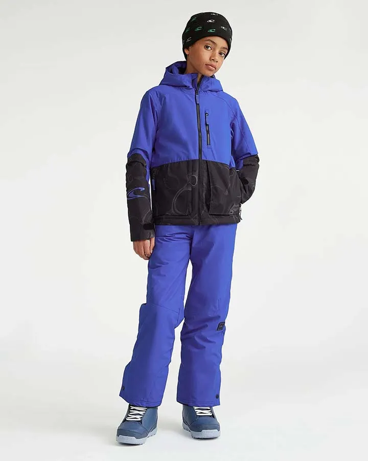 O'Neill Kids' Hammer Pants - Surf The Web Blue | Shop Snow Pants & Suits at Trojan Wake Ski Snow & Snow Skiers W