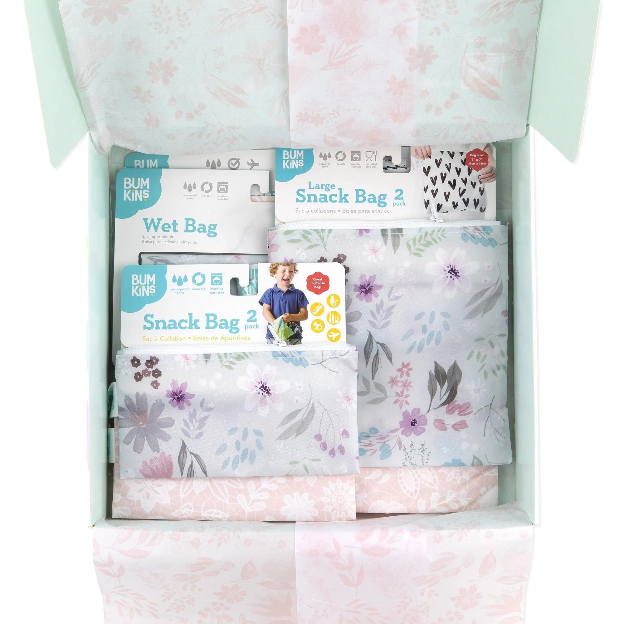 On-The-Go Bags Gift Set - Floral & Lace