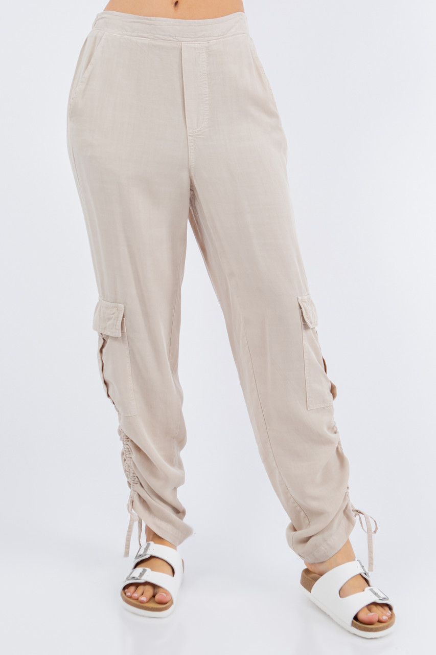 Paparazzi Khaki Tencel Cargo Pants