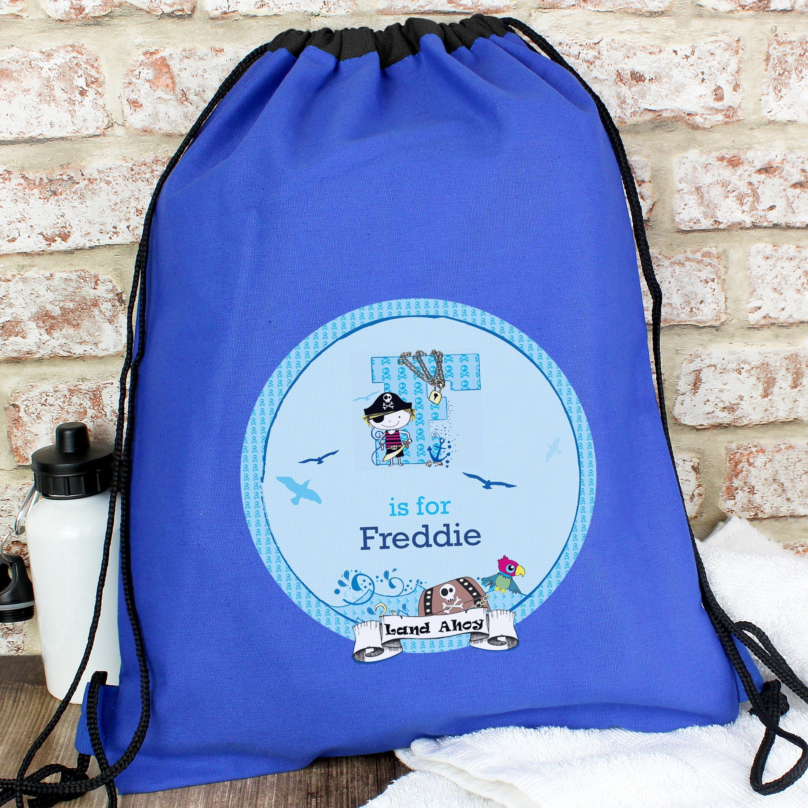 Personalised Pirate Swim & Kit Bag