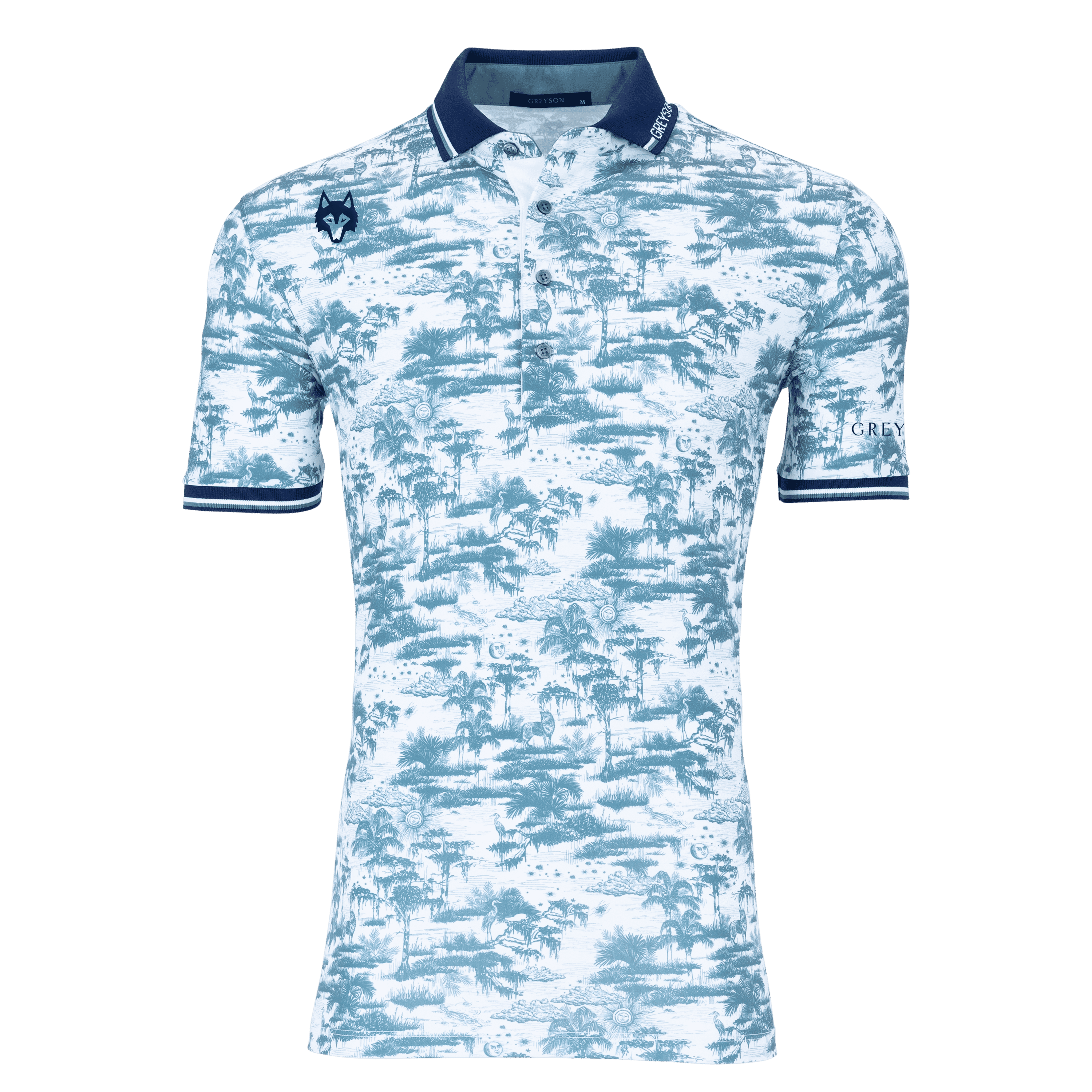 Players Club Mystic Marsh Toile Polo