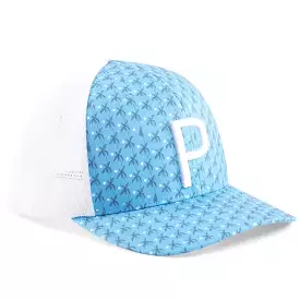 Puma Palms Trucker Cap - White/Blue