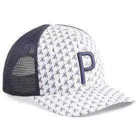 Puma Palms Trucker Cap - White/Navy