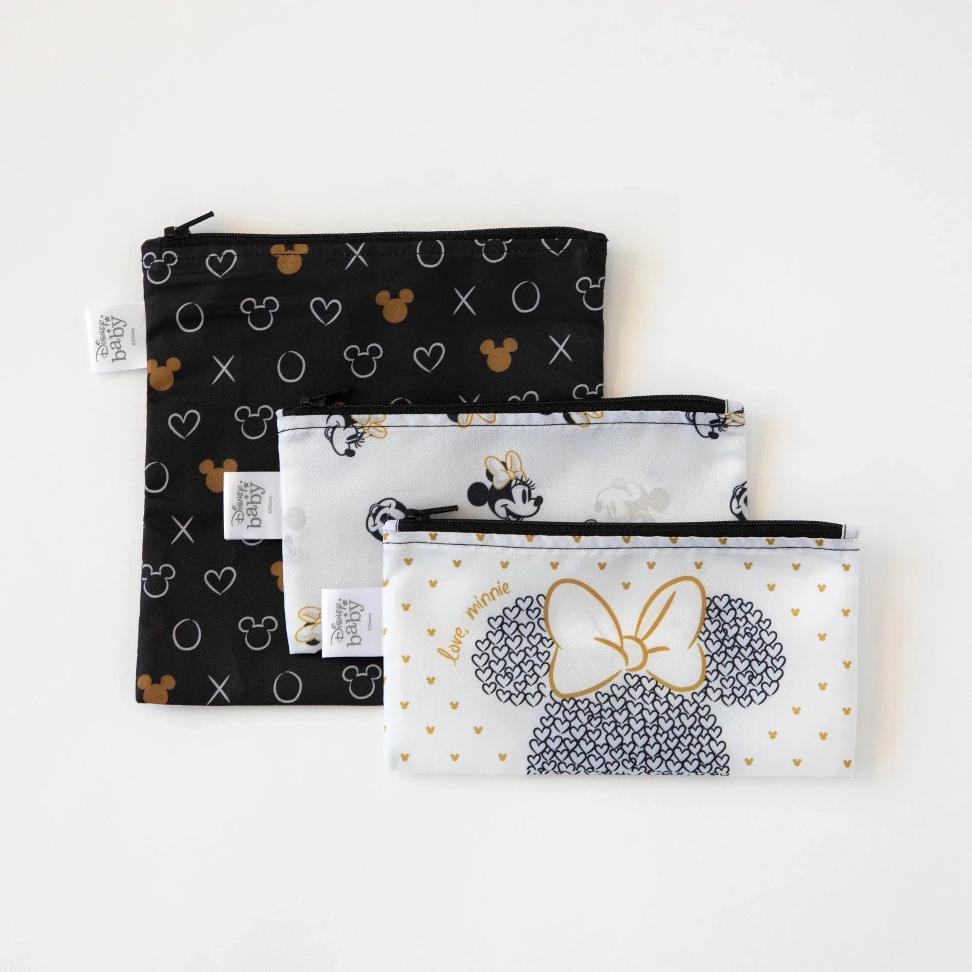 Reusable Snack Bag, 3-Pack: Love, Minnie