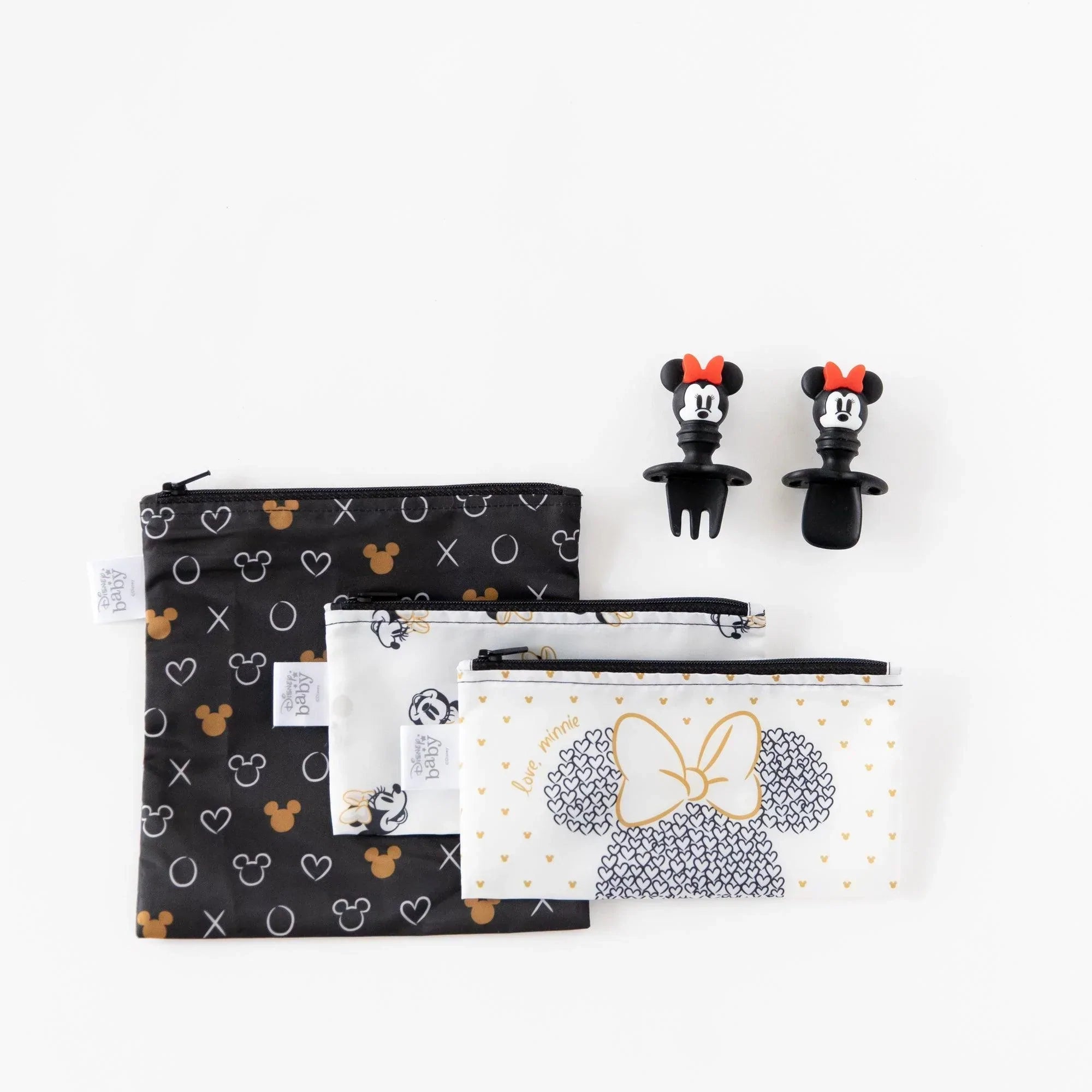 Reusable Snack Bag, 3-Pack: Love, Minnie