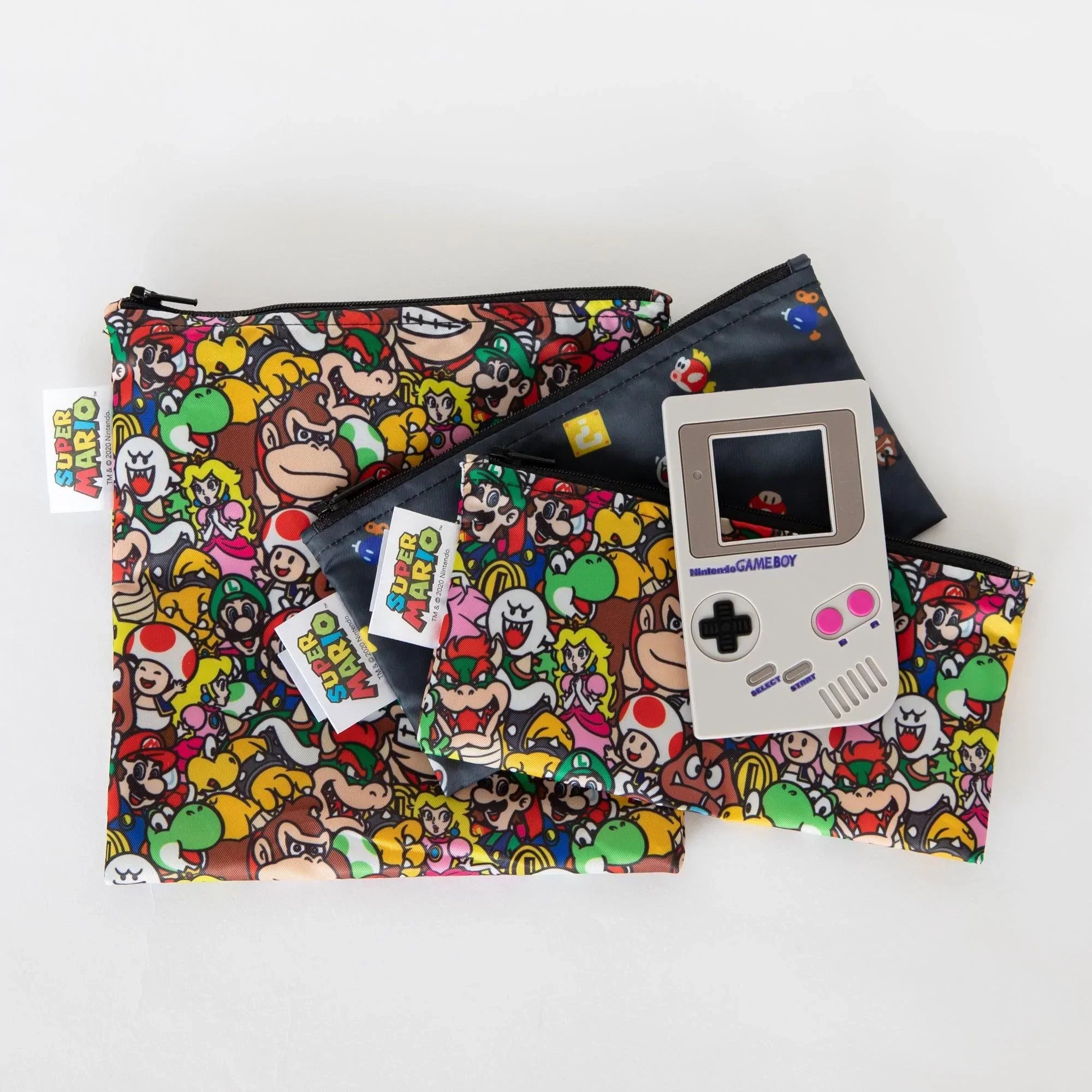 Reusable Snack Bag, 3-Pack: Super Mario Power Up