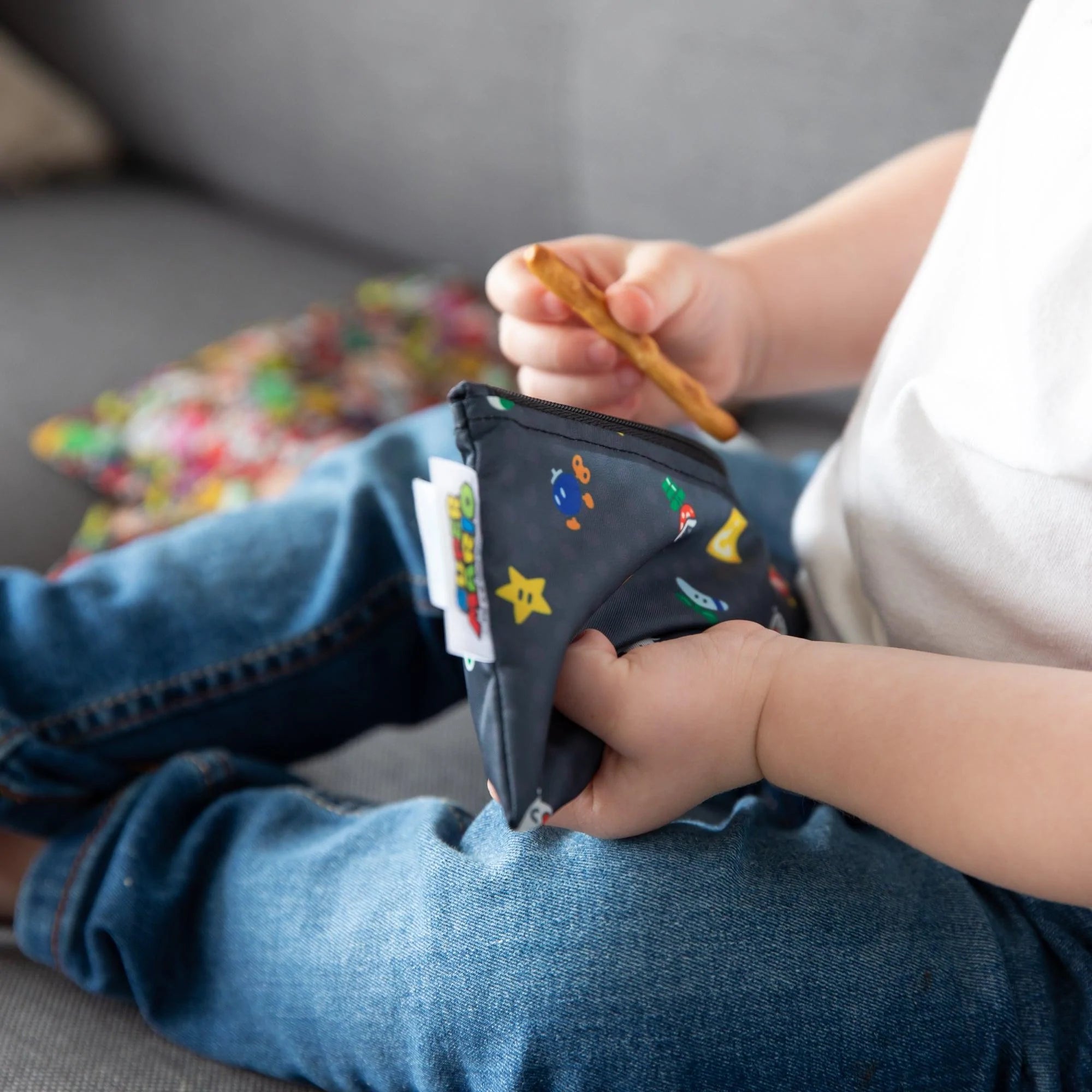 Reusable Snack Bag, 3-Pack: Super Mario Power Up