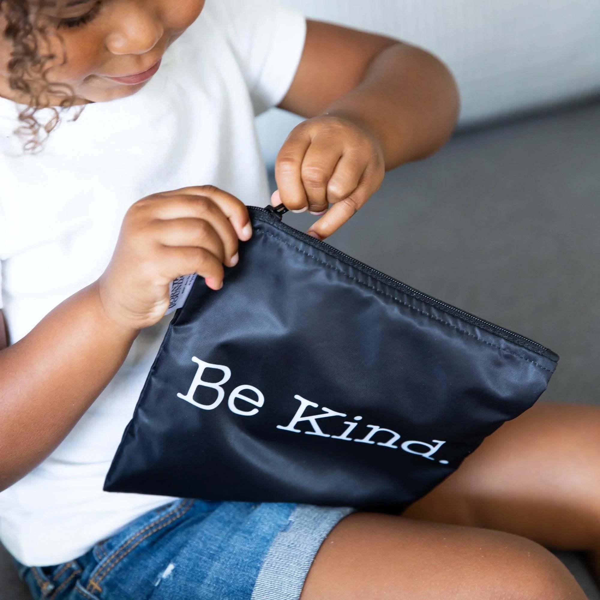 Reusable Snack Bag, Large 2-Pack: Be Kind