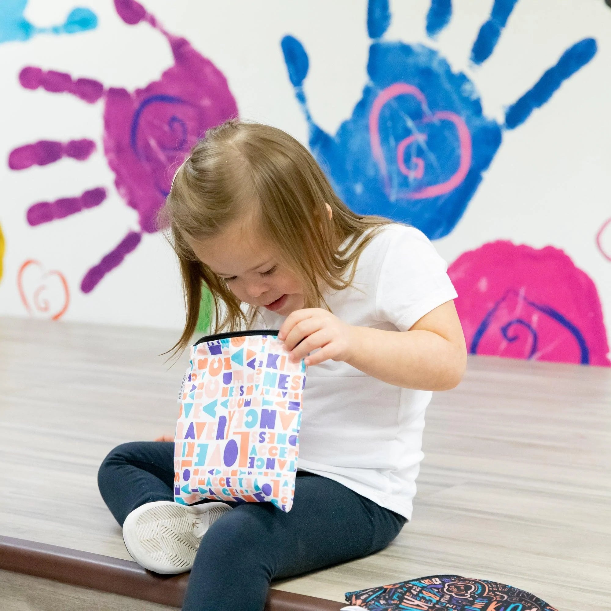 Reusable Snack Bag, Large 2-Pack: Channel Kindness & Elements of Kindness