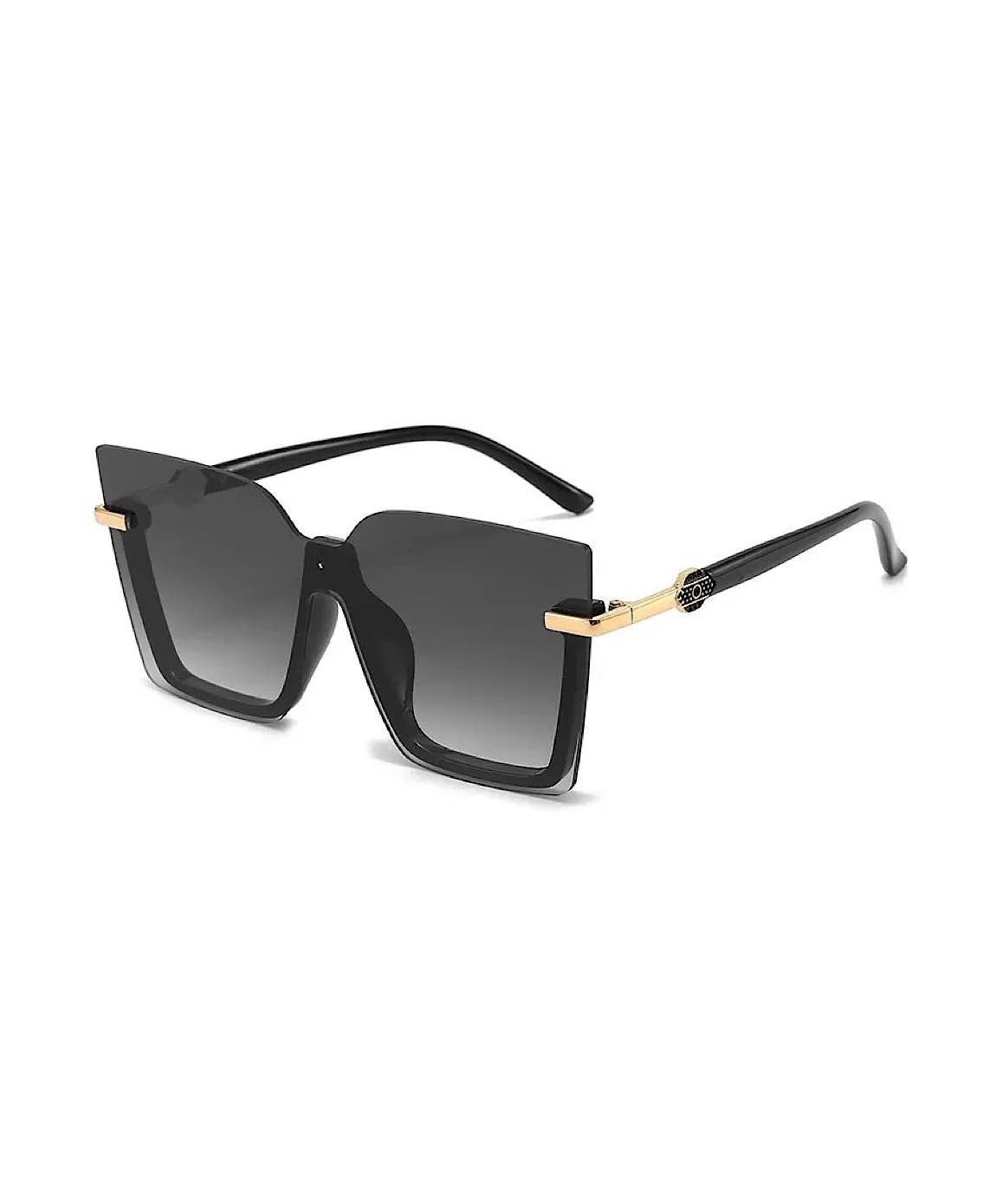 Rimless Large Framed Sunglasses