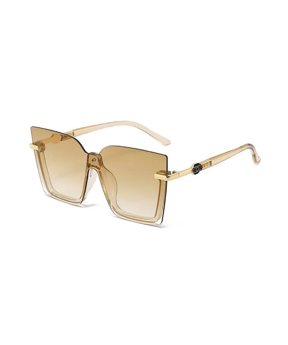 Rimless Large Framed Sunglasses