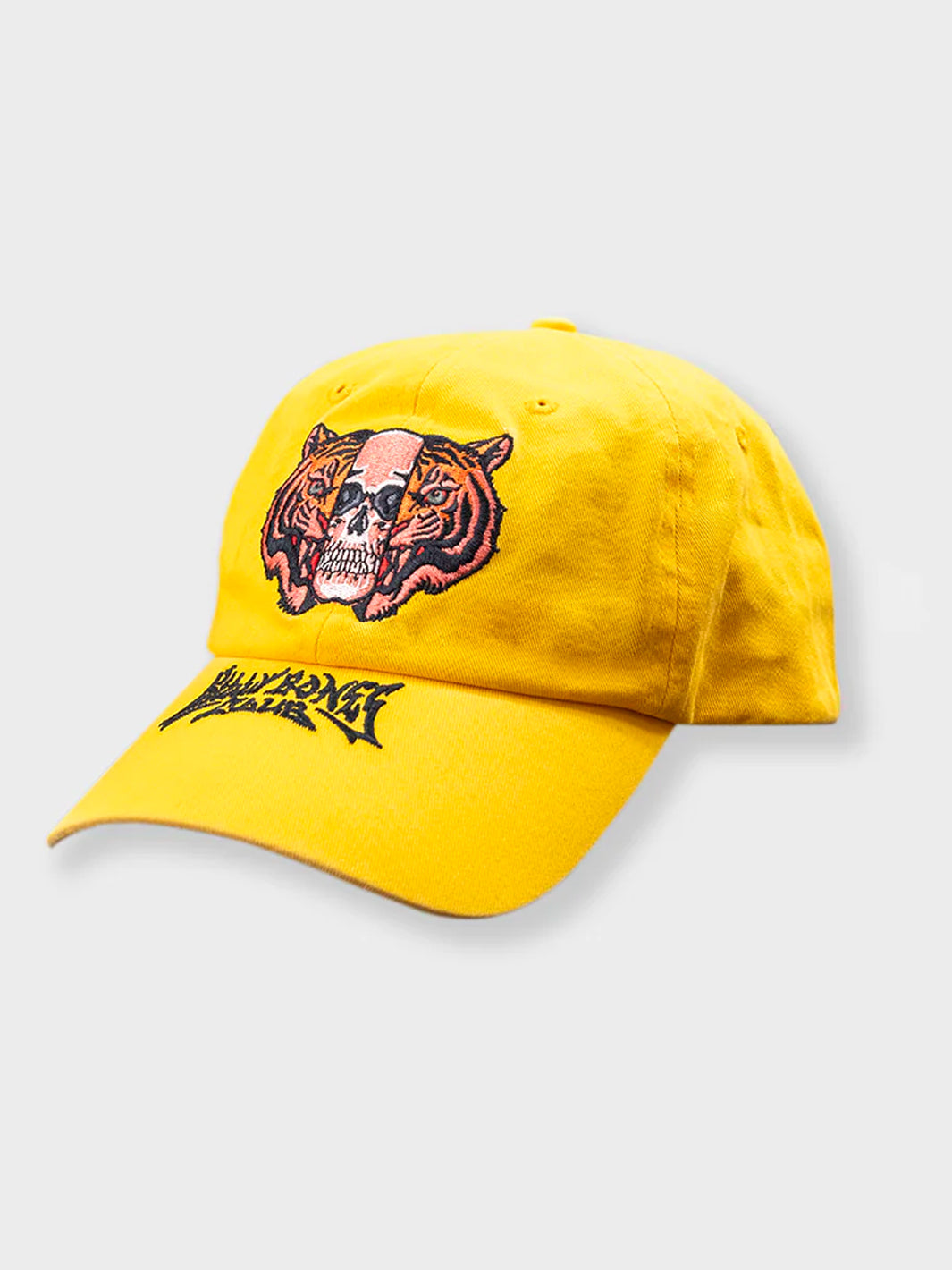 SKULL FLASH DAD HAT - LEMON