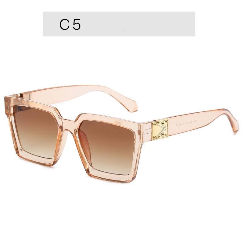 Square Steampunk Cool Oversize Sunglasses Superstar