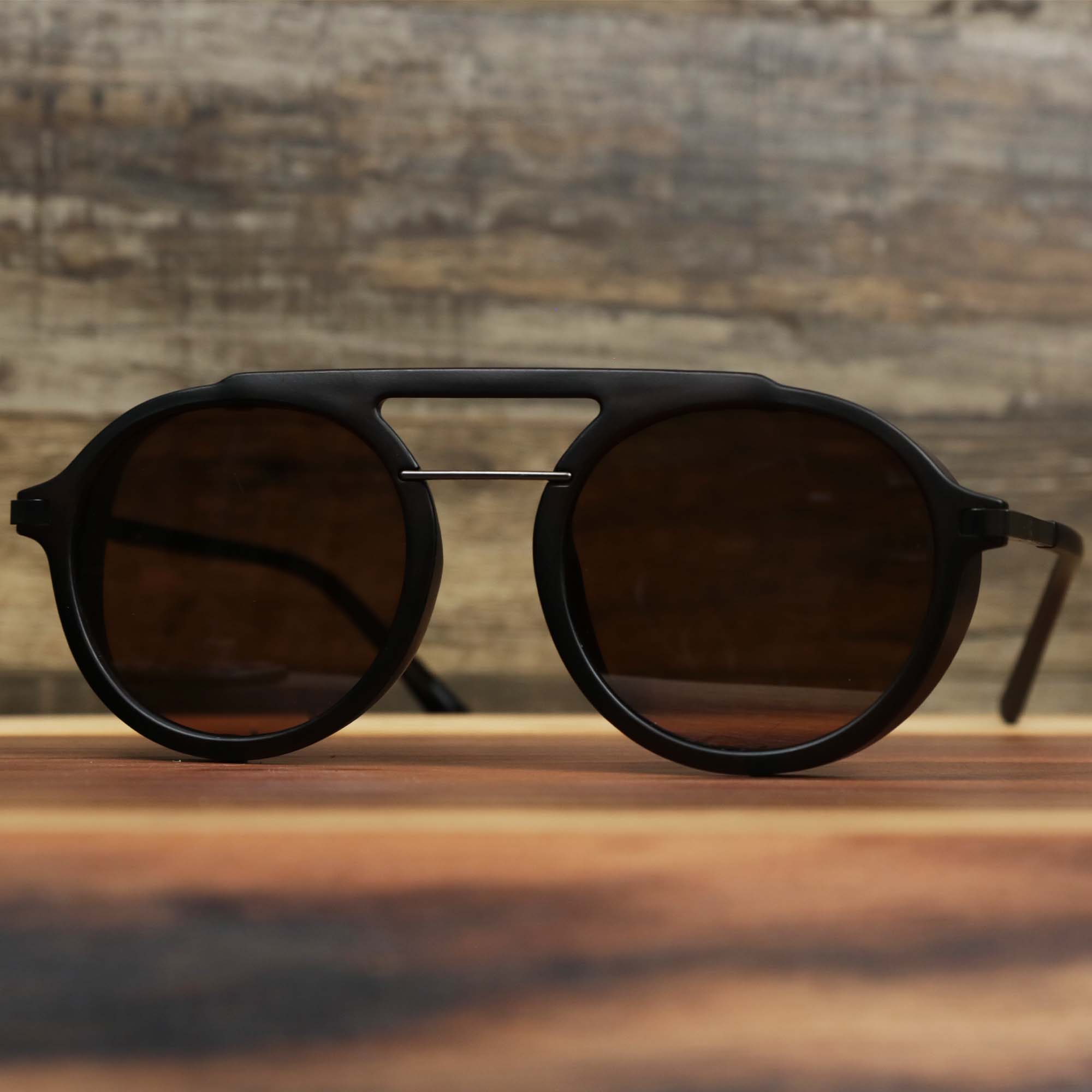 Steampunk Frames Brown Lens Sunglasses with Brown Frame