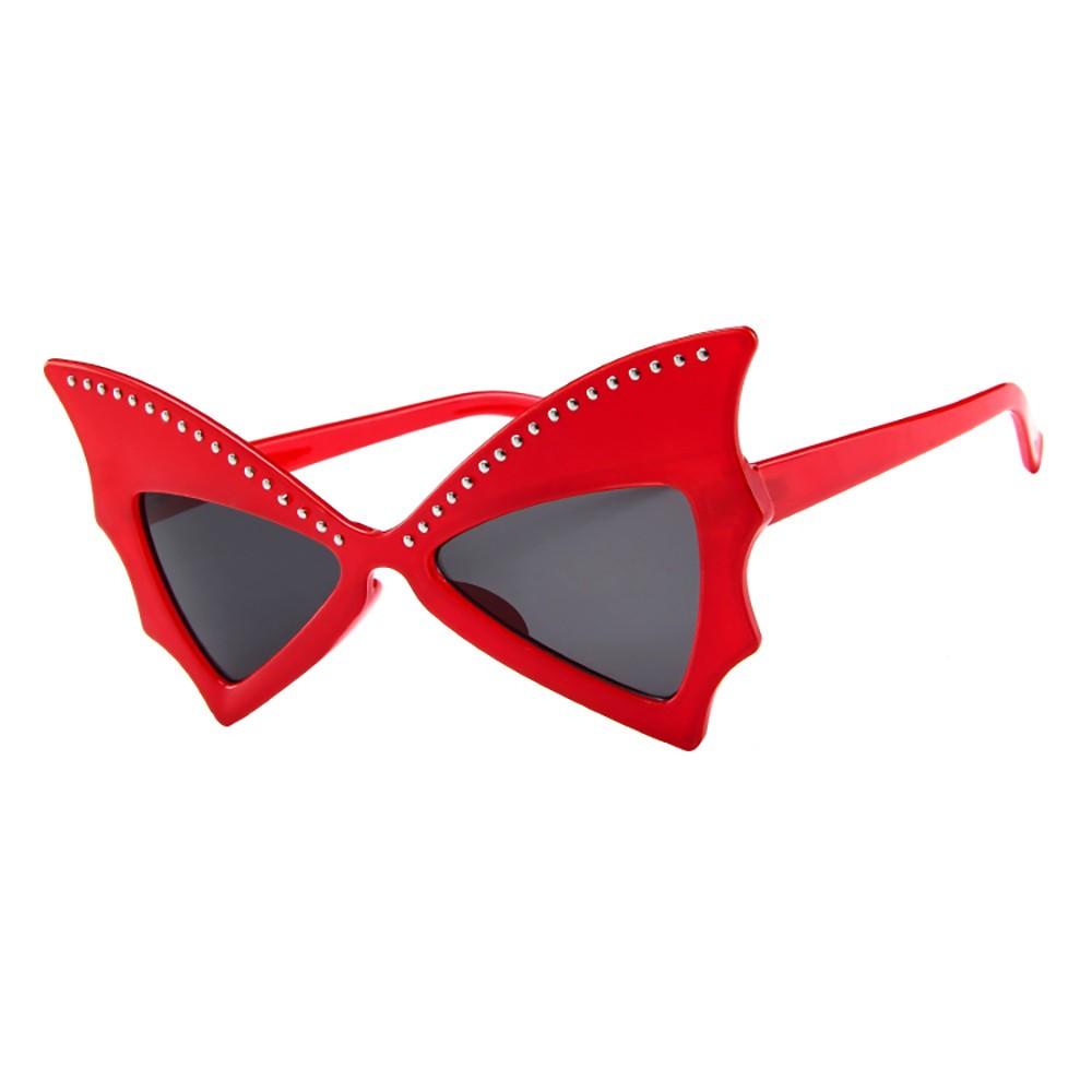 Stylish Unisex Bat Shape Retro Eyewear Protection Sunglasses