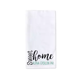 Sweet Home Alpha Epsilon Phi Sorority Kitchen Towel