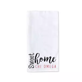 Sweet Home Chi Omega Sorority Kitchen Towel