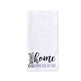 Sweet Home Sigma Delta Tau Sorority Kitchen Towel