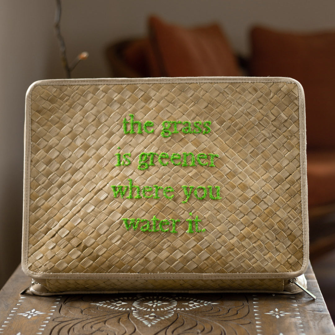 The Grass Is Greener Laptop Case