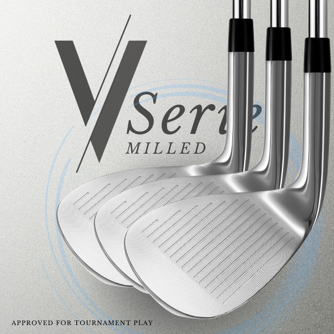 The Lazrus Milled V Wedges Set (52°, 56° & 60°)