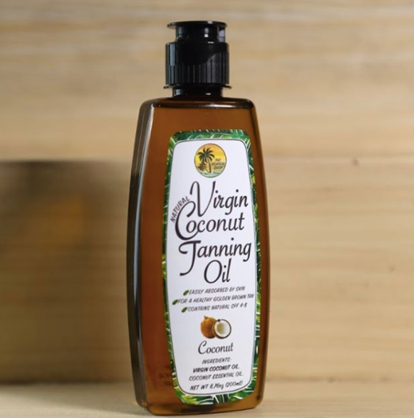 The Tropical Shop Natural Virgin Coconut Tanning Oil