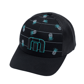 Travis Mathew Big Bend Mesh Snapack Hat - Black