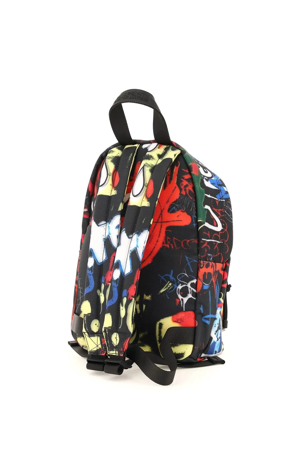 Vetements Allover Graffiti Print Zipped Backpack