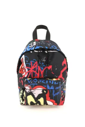 Vetements Allover Graffiti Print Zipped Backpack