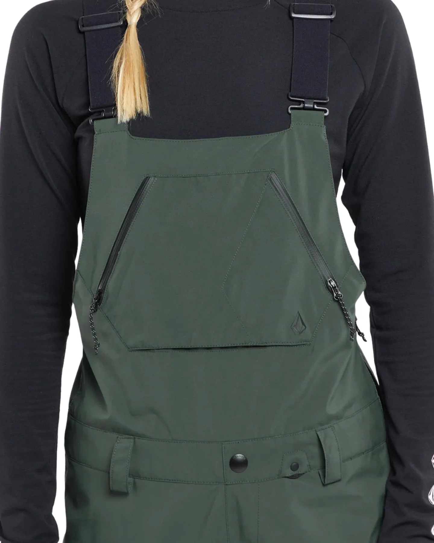 Volcom Elm Stretch Gore Bib Overall - Eucalyptus | Shop Snow Pants & Suits at Trojan Wake Ski Snow & Snow Skiers Warehou