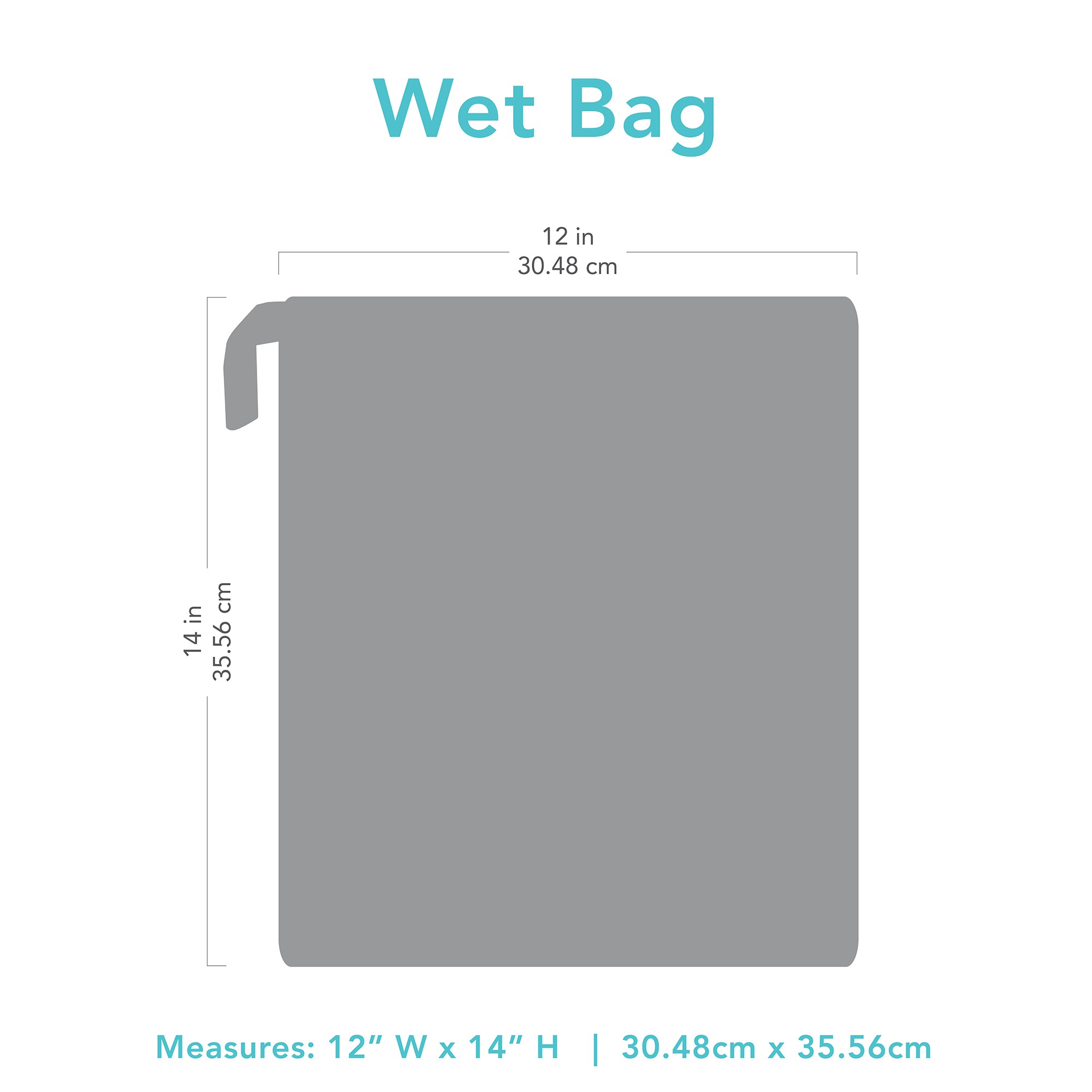 Wet Bag: Mickey Mouse Icon Black + White