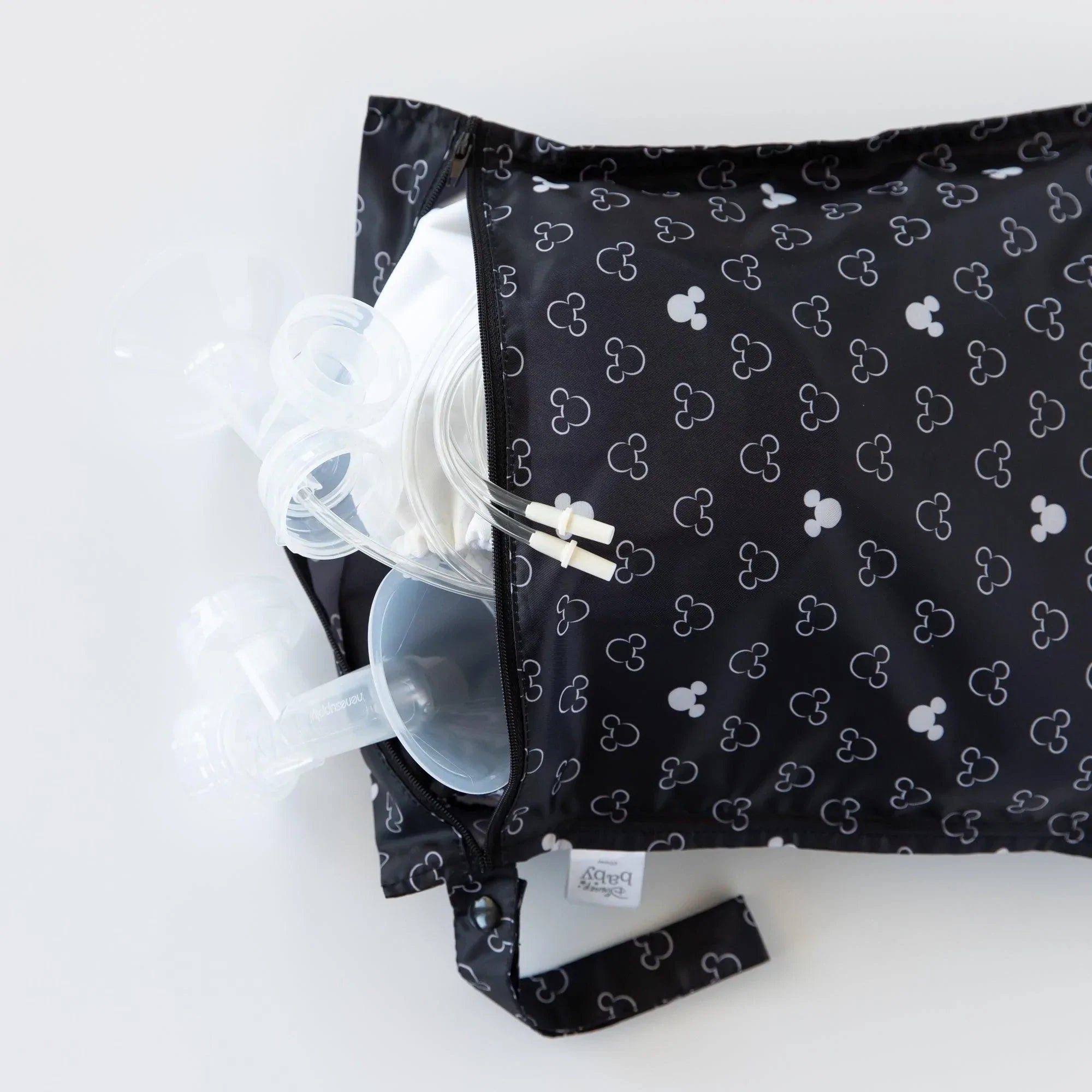 Wet Bag: Mickey Mouse Icon Black + White