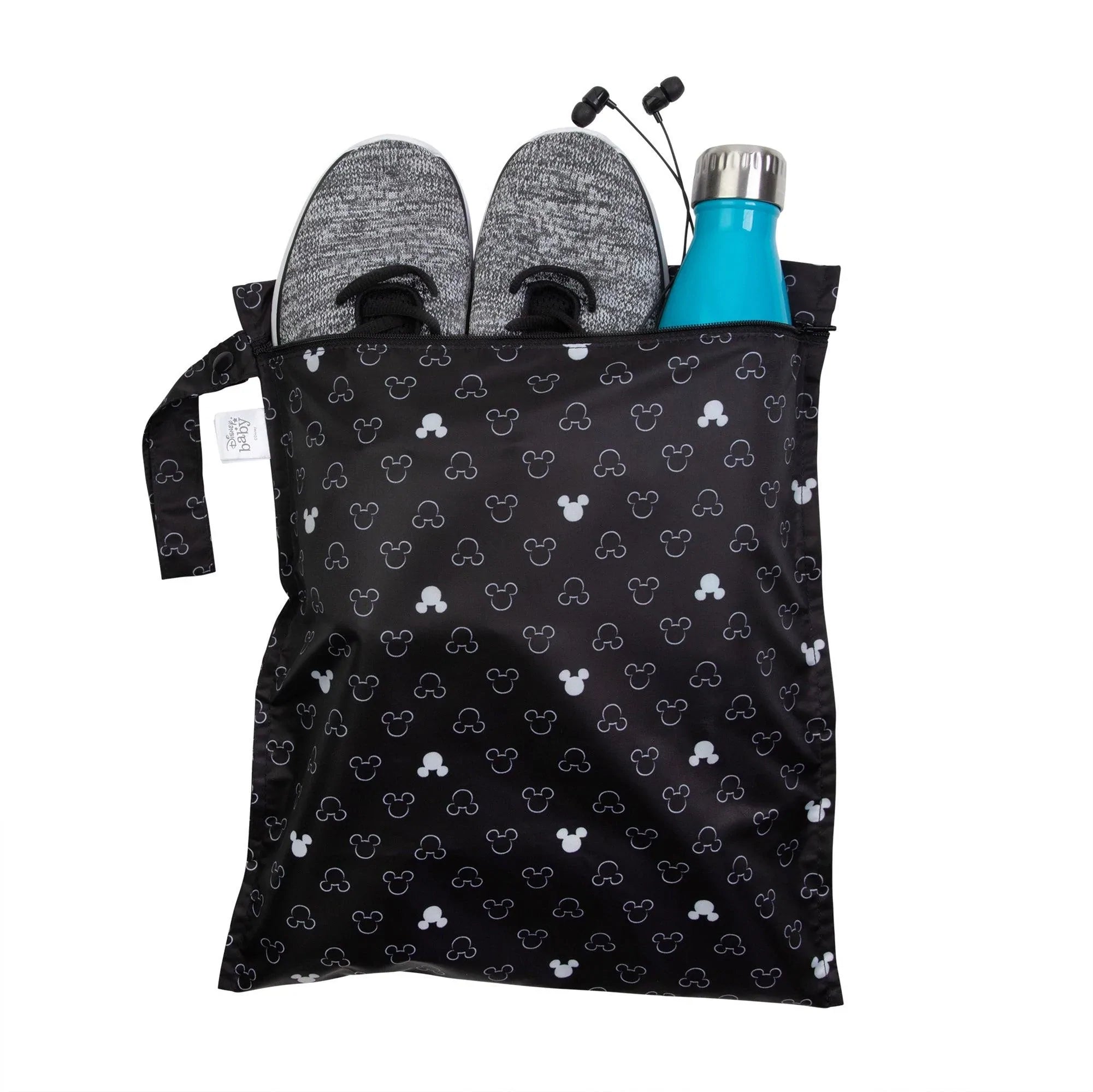 Wet Bag: Mickey Mouse Icon Black + White