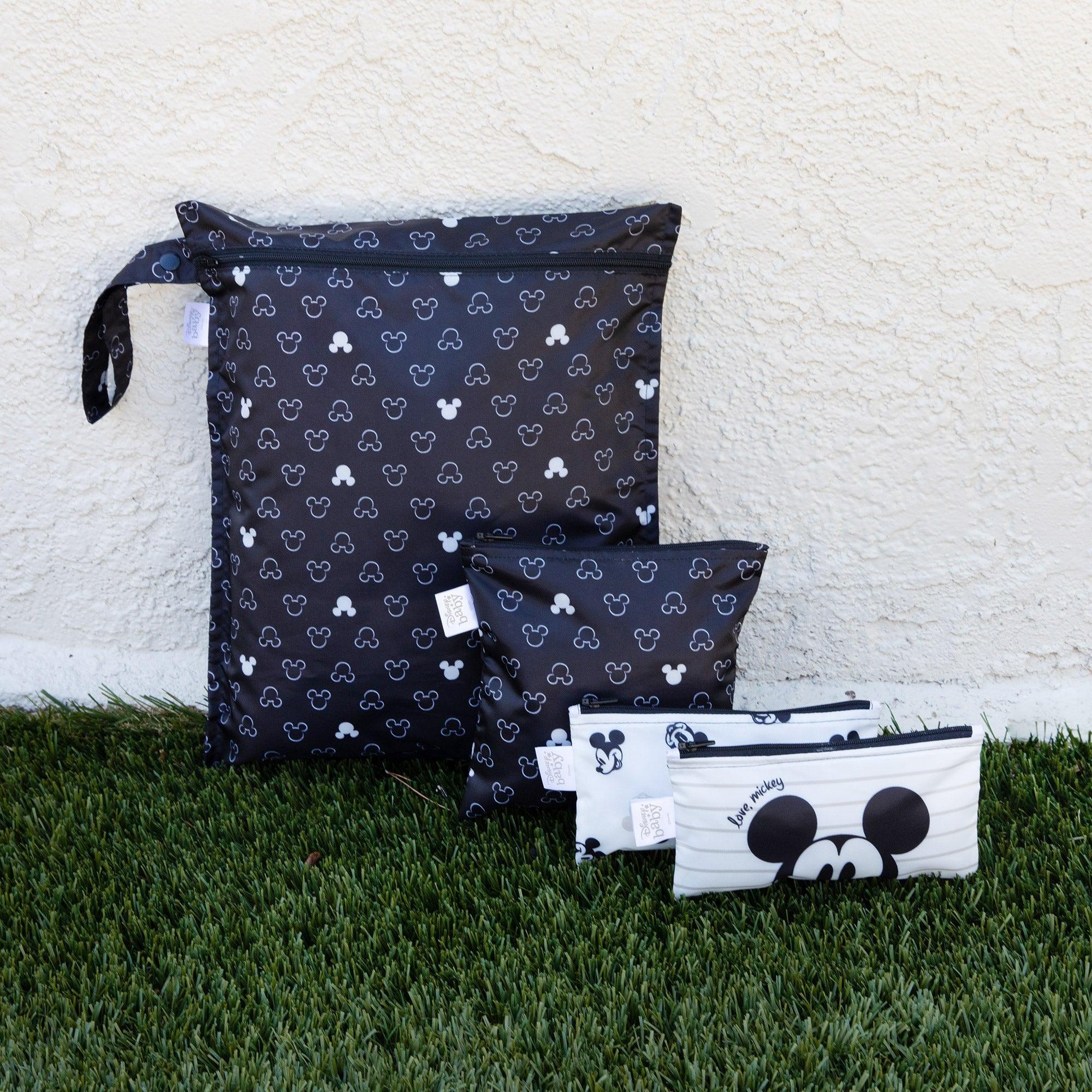 Wet Bag: Mickey Mouse Icon Black + White