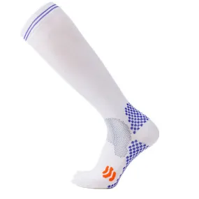 White Compression Blood Circulation Promotion Slimming Socks for Men