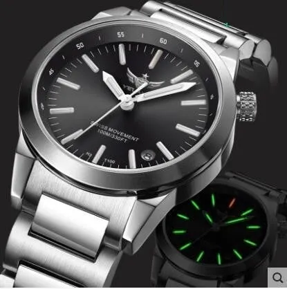 Women's Tritium Light Luminous Quartz Movement Waterproof Watch