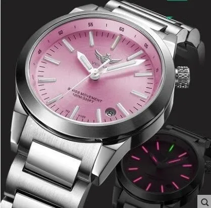 Women's Tritium Light Luminous Quartz Movement Waterproof Watch