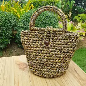 Zian Macramé Handbag (Yellow)